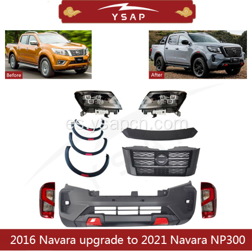 15-20 Navara Actualización al kit de cuerpo NavarANP300 de 2021